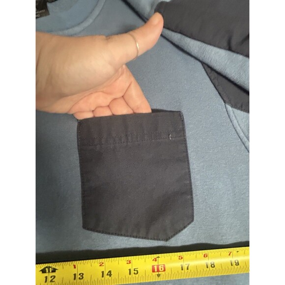 511 Tactical Long Sleeves Elbow Patchs Radar Fleece Crew Blue/Navy Size Large - Picture 7 of 10